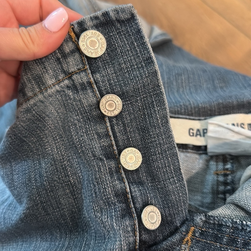 Gap Vintage Y2K Denim Maxi skirt split in back - Picture 5 of 7